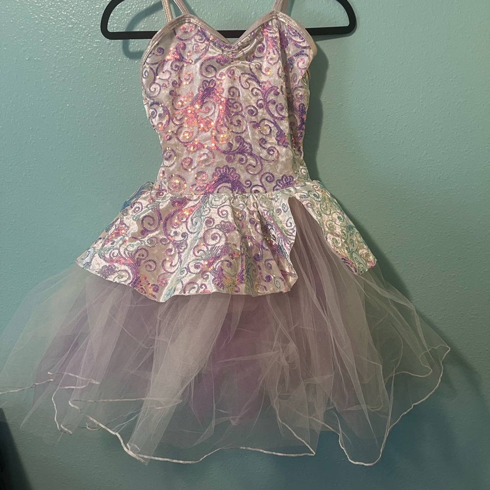 Elegant Purple Swirl Dress for Women